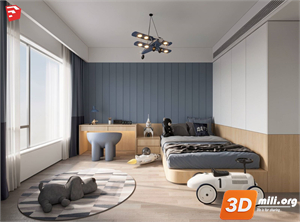 Children Room Scenes Skp FIles 